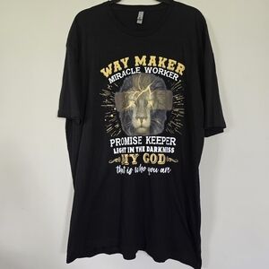 Way Maker Miracle Worker Promise Keeper Light‎ In The Darkness My God T - SHIRT.